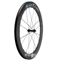 700C 6560 65mm Carbon Wheels Road Bike Rim Brake Carbon Wheelset Racing Wheelset