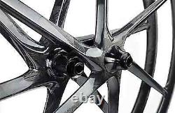 700C 6 Spoke Carbon Wheels Super Light 11 Speed Clincher Road Bile Parts