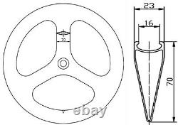 700C 70mm Rear Carbon Tri Spoke Wheel 3 Spokes Carbon Wheel Track Bike/Road Bike