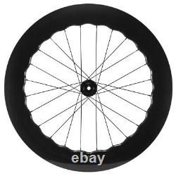700C 80mm Disc Brake Carbon Wheelset Road Bike Disc Brake Carbon Wheels