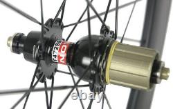 700C 88mm Carbon Wheels Road Bike 23mm Width Clincher Bicycle Wheelset 271 Hub