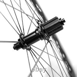 700C 88mm Rear Carbon Single Wheel 23 Width Clincher Carbon Road Bike Rear Wheel