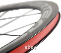700C Bicycle Wheels 38/50/60/88mm Road Bike Wheelset Black Decal Ceramic Bearing
