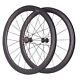 700c Bicycle Wheels 50-25mm Carbon Fiber C / V / Rim Brake Road Bike Wheelset