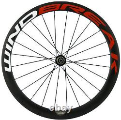 700C Bike Carbon Wheelset 38/50/60/88mm Clincher Road Wheels 23mm Width Bicycle