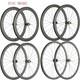 700c Carbon Bicycle Disc Wheelset Cyclocross Bike Wheels 30/40/45/55mm Clincher