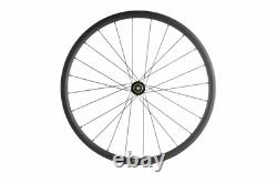 700C Carbon Bicycle Disc Wheelset Cyclocross Bike Wheels 30/40/45/55mm Clincher