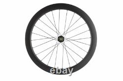 700C Carbon Bicycle Disc Wheelset Cyclocross Bike Wheels 30/40/45/55mm Clincher