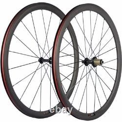 700C Carbon Bicycle Wheels For Road Bike 25mm Width 38/50/60/88mm Basalt Braking