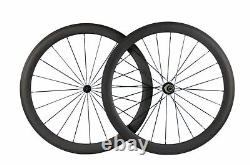 700C Carbon Bicycle Wheels For Road Bike 25mm Width 38/50/60/88mm Basalt Braking