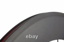 700C Carbon Bicycle Wheels For Road Bike 25mm Width 38/50/60/88mm Basalt Braking