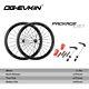 700c Carbon Bicycle Wheels Road Bike V-brake Aero Clincher 45mm25mm Wheelset