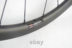 700C Carbon Bicycle Wheels Road Bike Wheelset 40mm Depth UD Matte Disc Brake