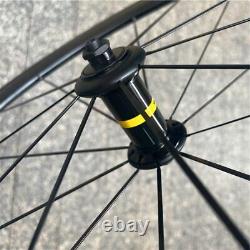 700C Carbon Bicycle Wheelset 60/88mm Road Bike Clincher Basalt Brake Wheels 20H
