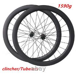 700C Carbon City Bike Wheelset Road Bicycle 6 Bolt Center Lock 38/50/60mm Wheels