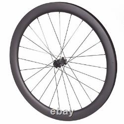 700C Carbon City Bike Wheelset Road Bicycle 6 Bolt Center Lock 38/50/60mm Wheels