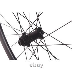 700C Carbon City Bike Wheelset Road Bicycle 6 Bolt Center Lock 38/50/60mm Wheels