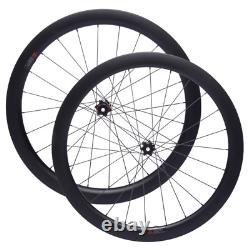 700C Carbon Cyclocross Gravel Bike Wheelset 6 Bolt 24/38/50/60/88mm Road Wheels