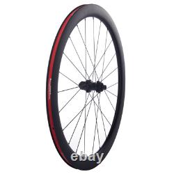 700C Carbon Cyclocross Gravel Bike Wheelset 6 Bolt 24/38/50/60/88mm Road Wheels