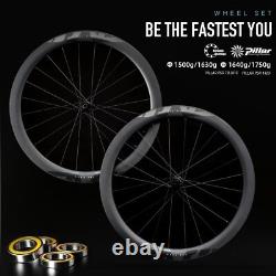 700C Carbon Disc Brake Road Bike Wheels Tubless Clincher Racing Bike Wheelsets