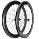 700c Carbon Fiber 65mm Road Bicycle Wheelset Clincher Wheels Ud Carbon Fiber Rim