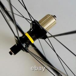 700C Carbon Fiber Bicycle Wheelset Depth 40MM Rim Road Bike Wheels V Brake