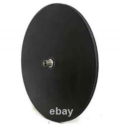700C Carbon Fiber Disc Wheel Track/Road Exchange Disc Wheels Clincher/ Tubular