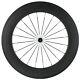 700c Carbon Fiber Disc Wheel Rear Carbon 88mm Wheels Tt/track/road Bicycle Wheel