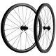 700c Carbon Fiber Gravel Bike Wheelset 38mm Tubeless Road Disc Brake Wheels