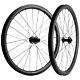 700c Carbon Fiber Gravel Bike Wheelset Road Bicycle Disc Brake Wheels Tubeless