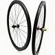 700c Carbon Fiber Road Bike Disc Wheels 38x25mm Bicycle Wheelset 1580g Tubeless
