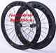 700c Carbon Fiber Road Bike Wheel Set Clincher Tubular Bicycle Wheels Matt