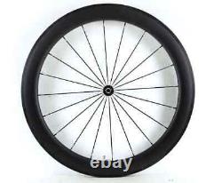 700C Carbon Fiber Road Bike Wheelset 60mm 88mm Depth 25mm Width Clincher/Tubular