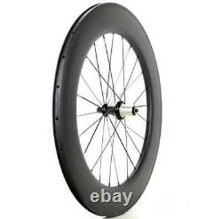 700C Carbon Fiber Road Bike Wheelset 60mm 88mm Depth 25mm Width Clincher/Tubular