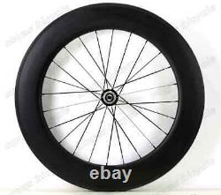 700C Carbon Fiber Road Bike Wheelset 60mm 88mm Depth 25mm Width Clincher/Tubular