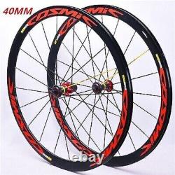 700C Carbon Fiber Road Bike Wheelset Deptht 30/40/50mm Bicycle Wheels Rim Brake
