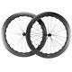 700c Carbon Fibre Road Bike Wheelset Disc Brake 25mm Width Clincher Wheels