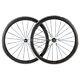 700c Carbon Fibre Wheelset Road Bike Clincher Race Bicycle Wheels Matte/glossy