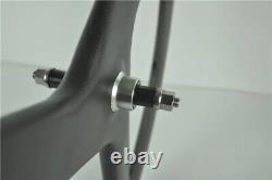 700C Carbon Fixed Gear Wheelset Front 3 Spokes Rear Disc Wheel for Road Bike