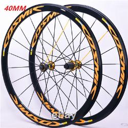 700C Carbon Hub Ultra Light Depth 30/40/50mm Road Bike Rim Wheelset City Wheels