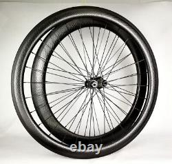 700C Carbon Quick Release Wheelset Road Bike QR Wheels Clincher Rim Brake