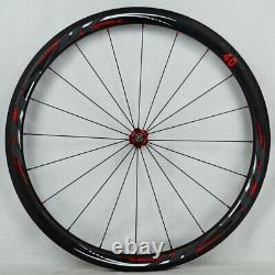 700C Carbon Road Bicycle Wheels 38/40/50/55 Clincher Tubular Wheelsets UD 3Kbias