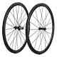 700c Carbon Road Bicycle Wheels 38mm Tubular Clincher Carbon Wheelset 25mm Width