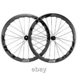 700C Carbon Road Bicycle Wheelset 65mm Disc Brake Thru Axle Clincher Bike Wheels