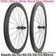 700c Carbon Road Bike Disc Wheelset 28mm Wide 30-60mm Depth Tubeelss Center Lock