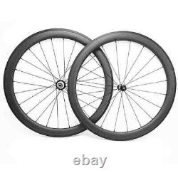 700C Carbon Road Bike Wheels 60x25mm Straight Pull Clincher Bicycle Wheelset