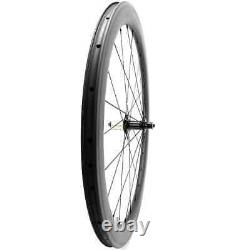 700C Carbon Road Bike Wheels 60x25mm Straight Pull Clincher Bicycle Wheelset