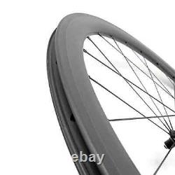 700C Carbon Road Bike Wheels 60x25mm Straight Pull Clincher Bicycle Wheelset