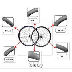 700C Carbon Road Bike Wheels 60x25mm Straight Pull Clincher Bicycle Wheelset