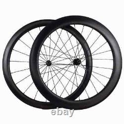 700C Carbon Road Bike Wheels Cincher Dimpled Wheelset 25mm Width 58 80mm Depth